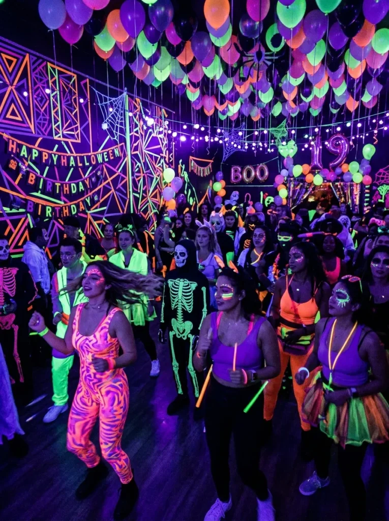  Black Light Neon Glow Party