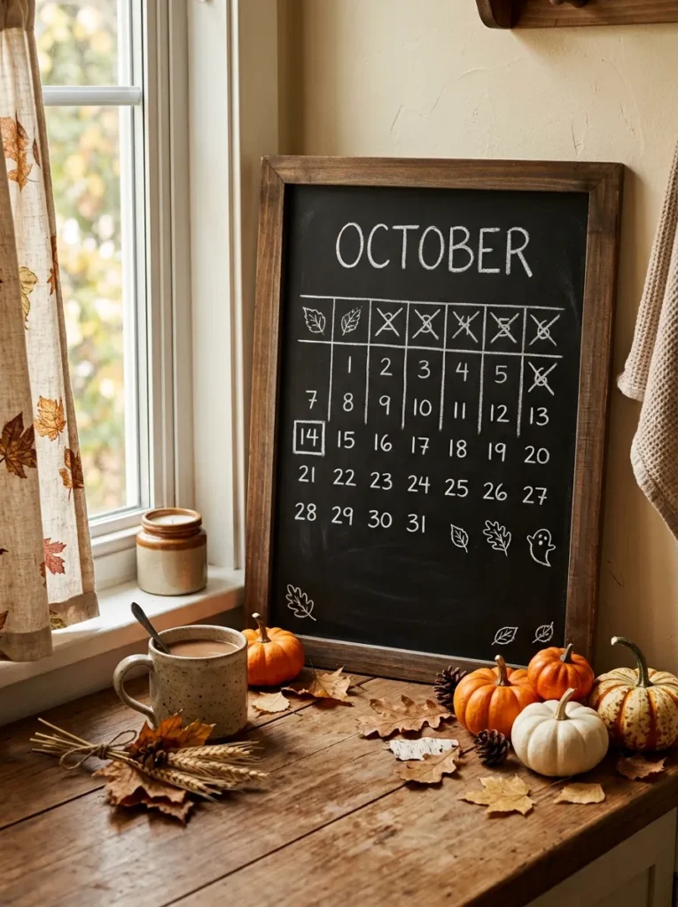 Chalkboard Calendar Countdown
