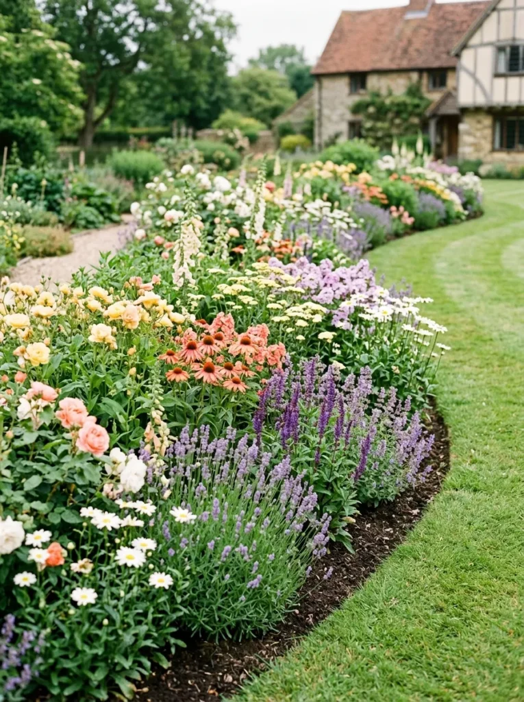 Colorful Flower Beds
