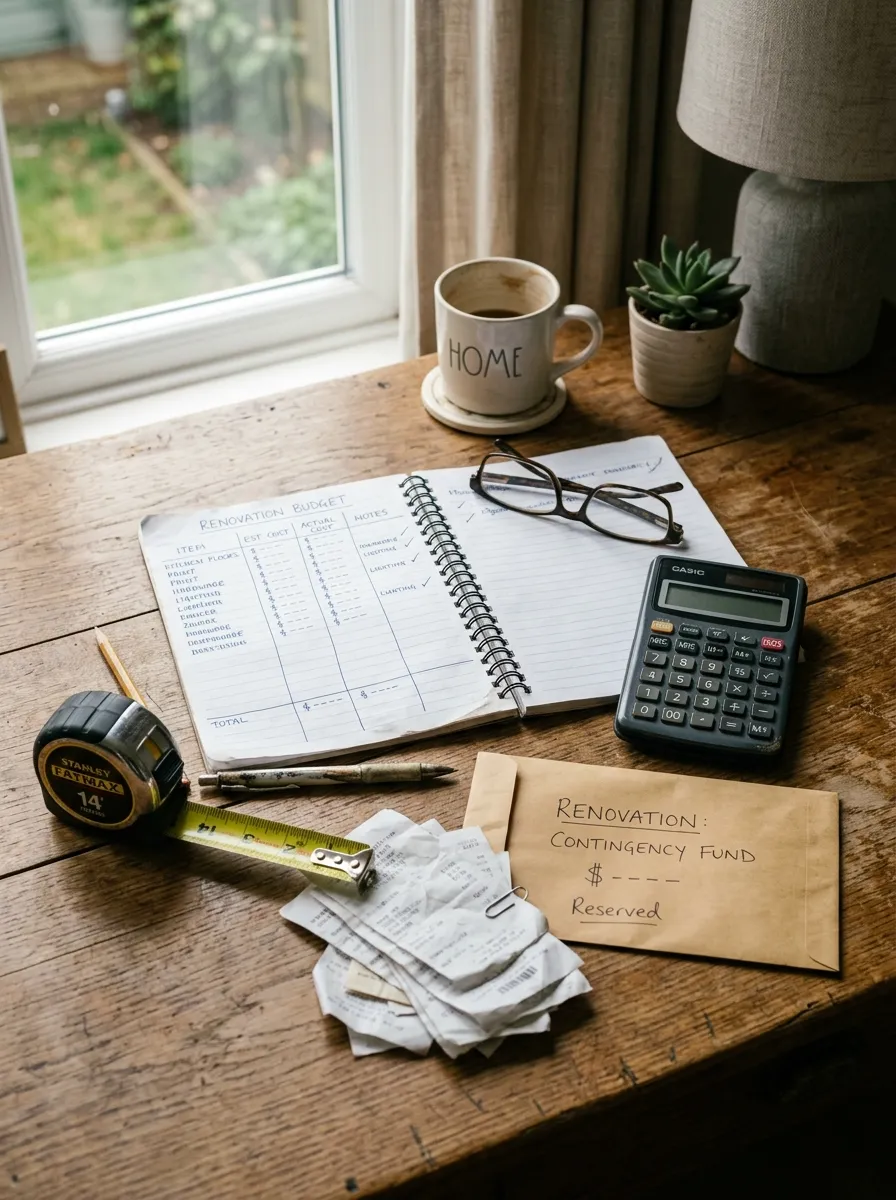 Contingency Budget Buffer - renovation tips decoradhouse decor inspiration and aesthetic design idea