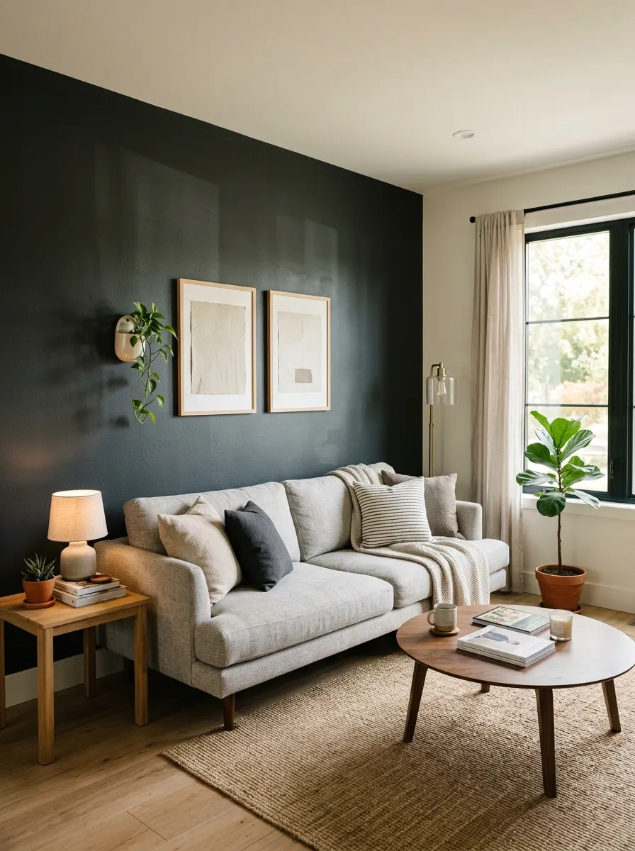 Dark Accent Energy Color - interior home improvements mintpalment decor inspiration and aesthetic design idea