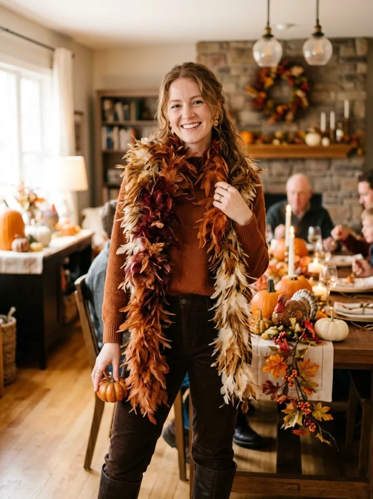Festive Feather Boas