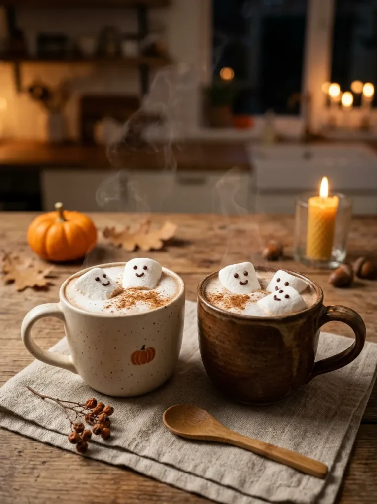  Ghost Marshmallow Mug Toppers