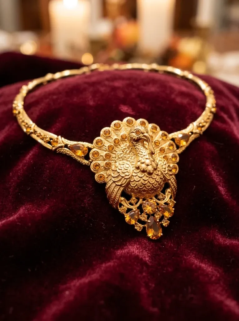  Golden Gobbler Choker Accent