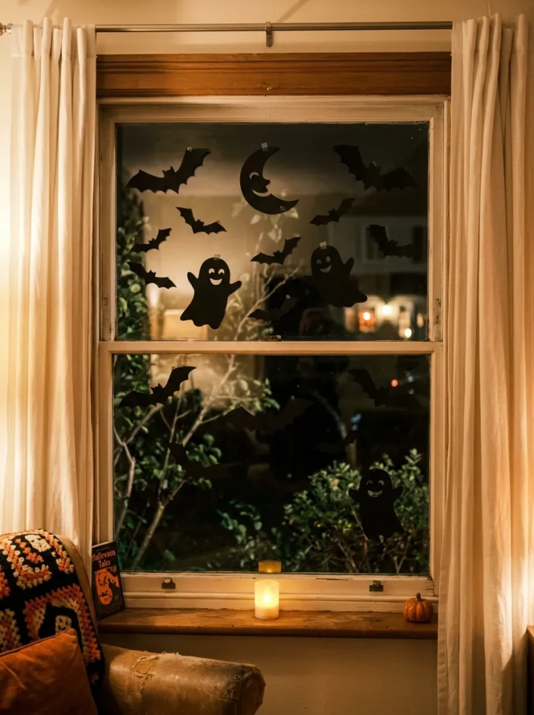  Illuminated Window Silhouettes