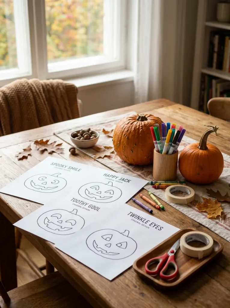 Jack-o'-Lantern Carving Stencils