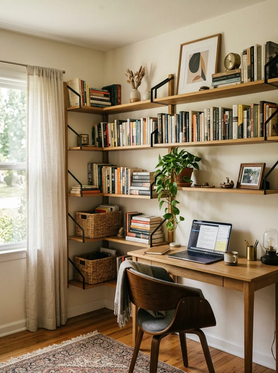 Modular Shelving Unit - interior home improvements mintpalment decor inspiration and aesthetic design idea