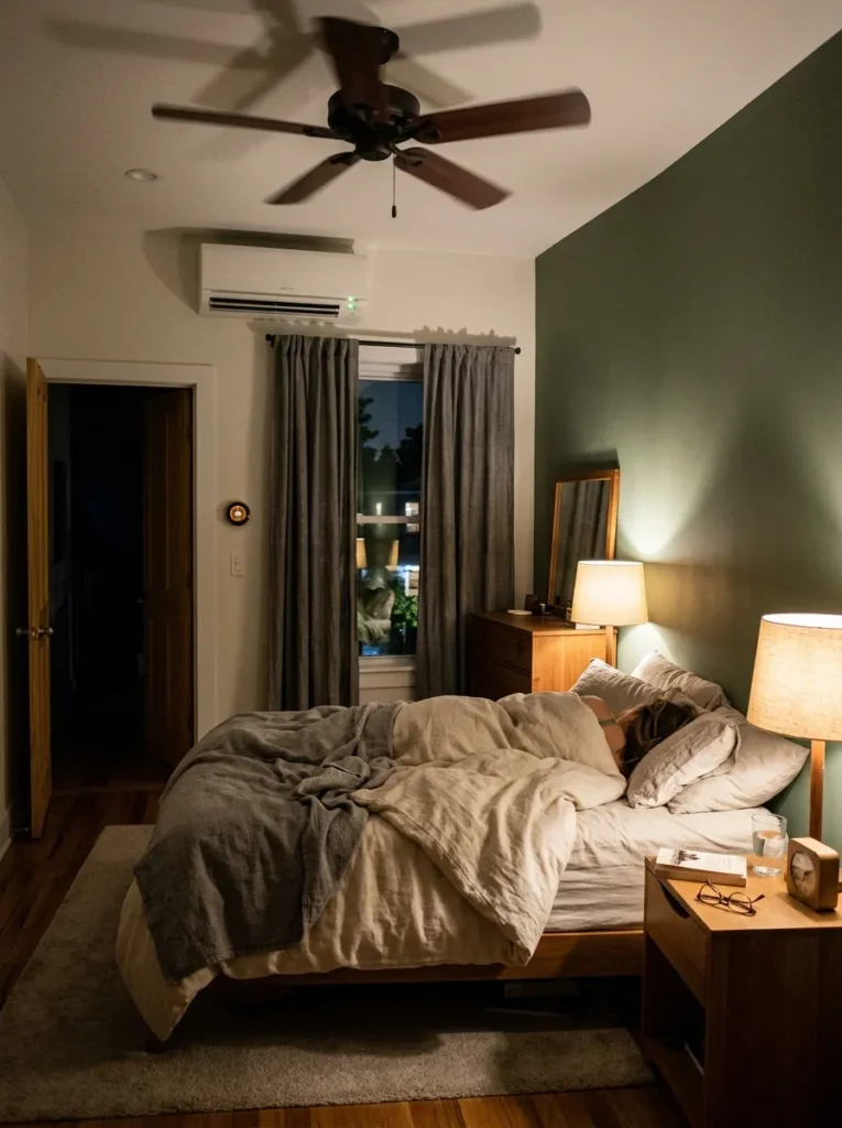 Nighttime Bedroom Cooling