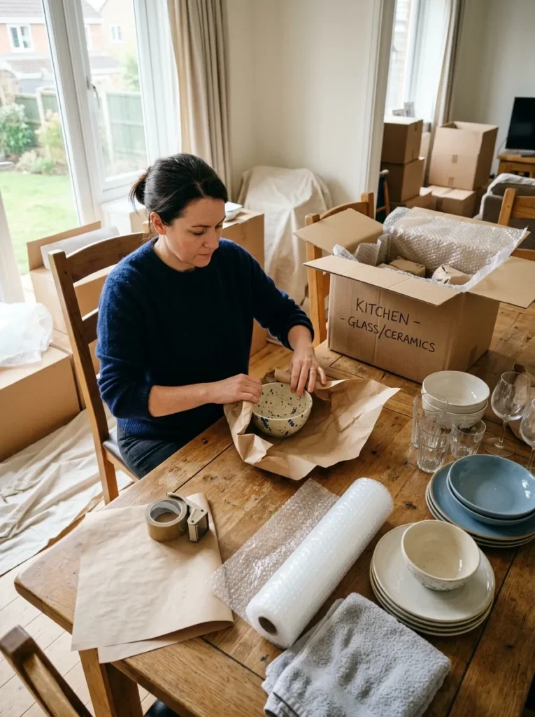 Pack fragile items