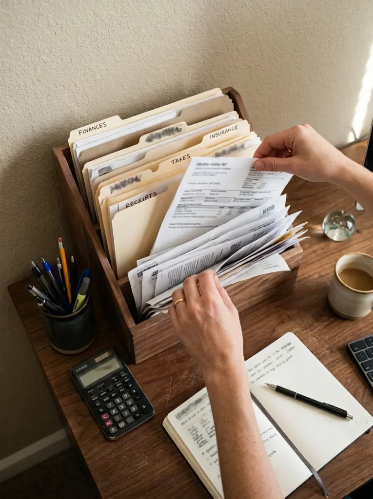 Paperwork Filing Routine