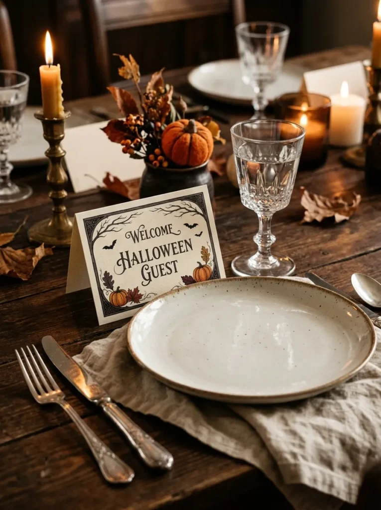 Spooky Place Cards for Dining