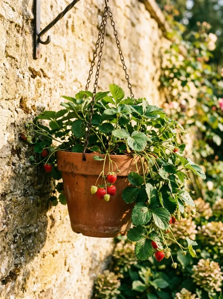 Strawberry Trailing Planter - Decoration ideas decoradyard