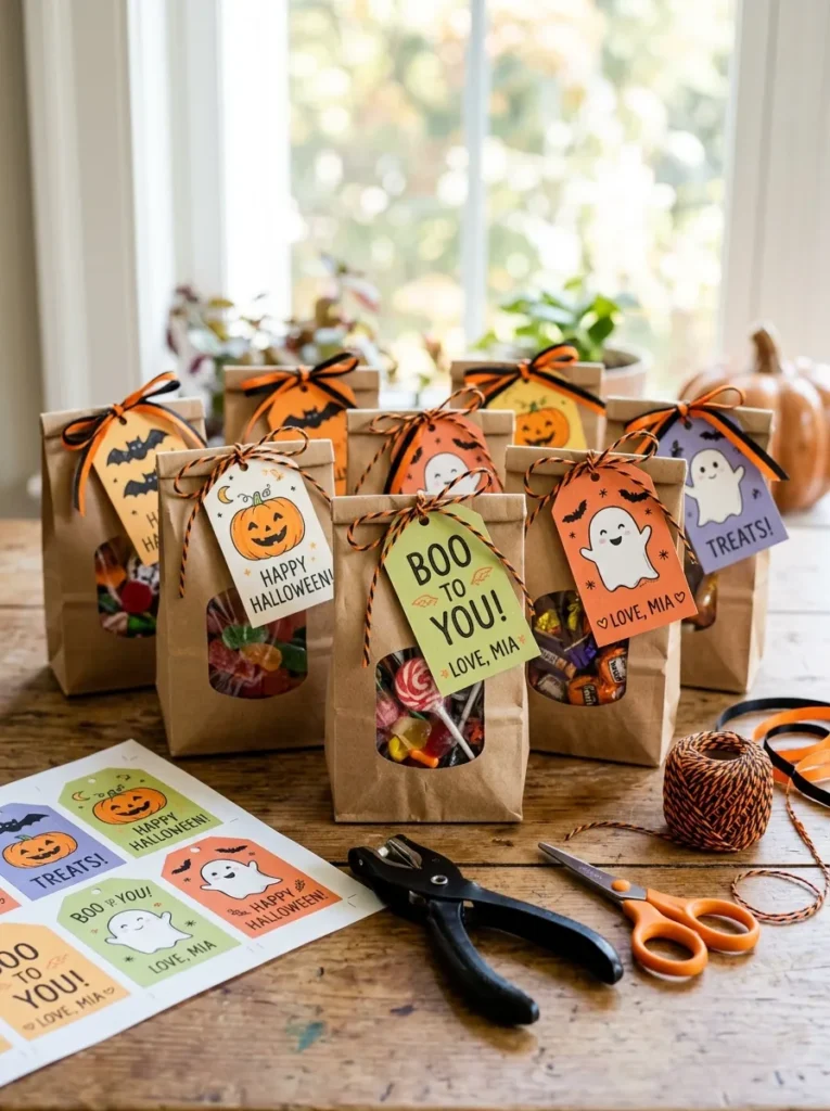 Trick-or-Treat Candy Bag Tags