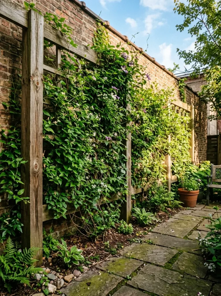 Vertical Trellis Garden - Decoration ideas decoradyard