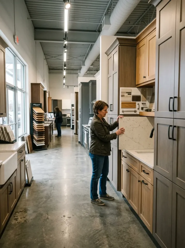 Visit showroom samples