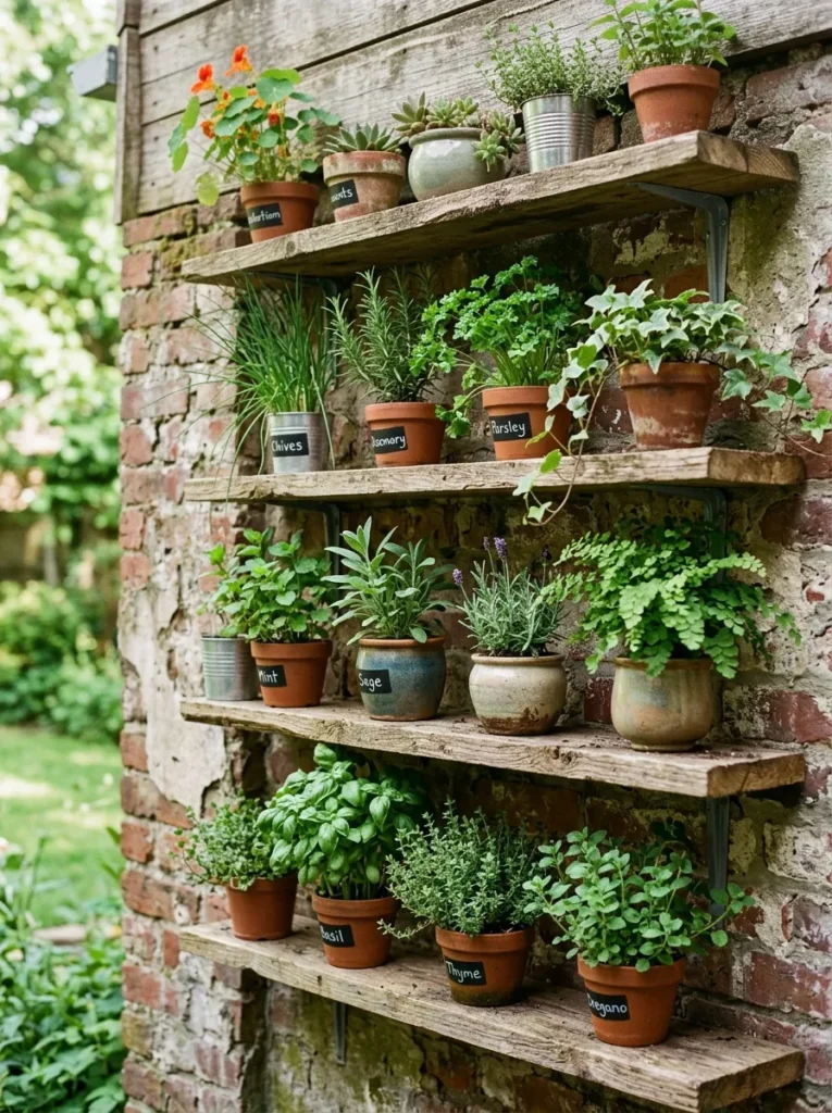 Wall Garden Shelves - Decoration ideas decoradyard