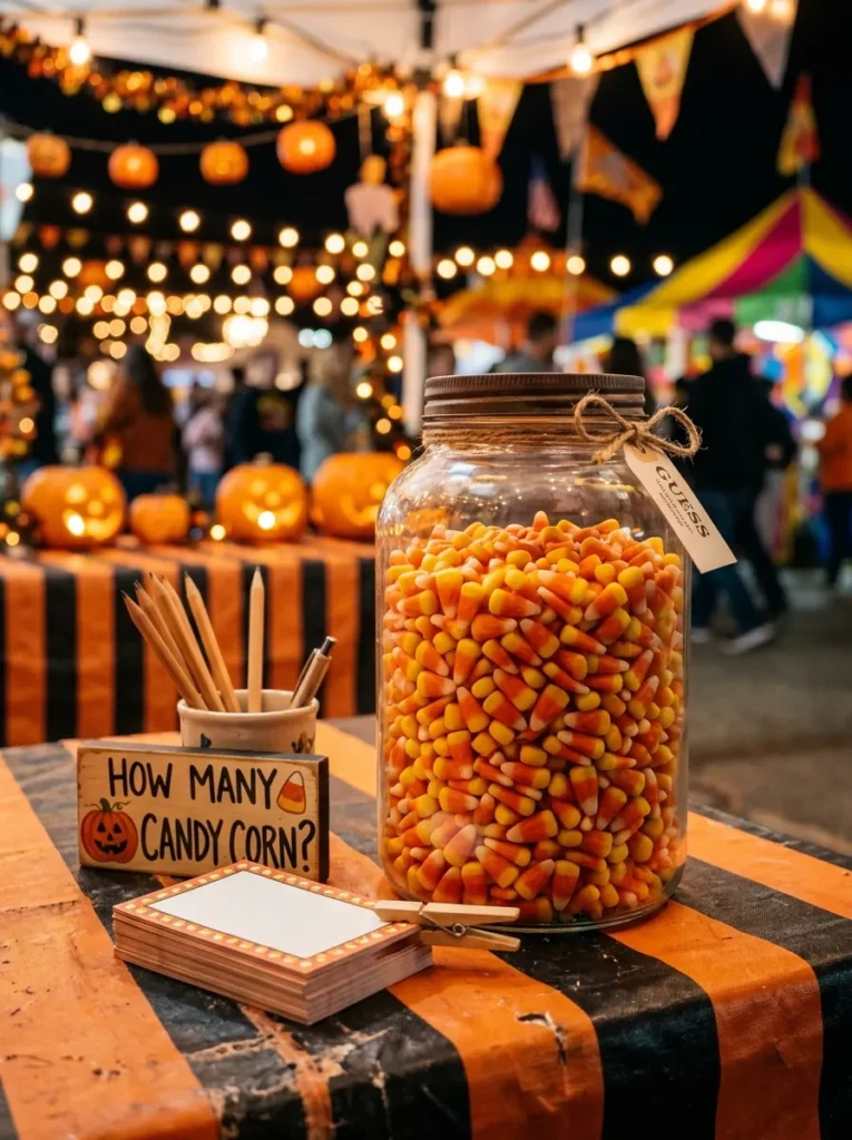  Candy Corn Guessing Jar