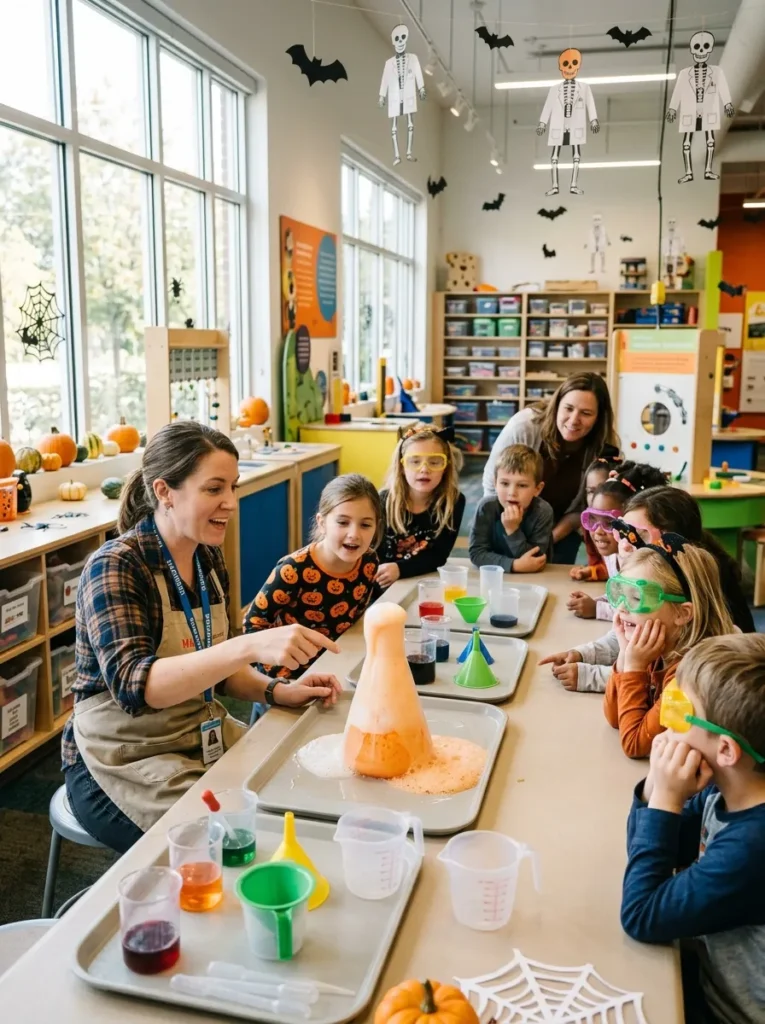 Children Museum Spooky Science Workshops - halloween events near me for kids (Interactive hands-on slime chemistry and STEM science workshop for kids)