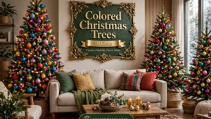 Colored Christmas Trees: 19 Creative Holiday Decor Ideas