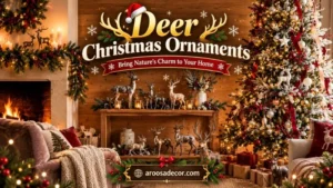 Deer Christmas Ornaments: 17 Creative Holiday Decor Ideas