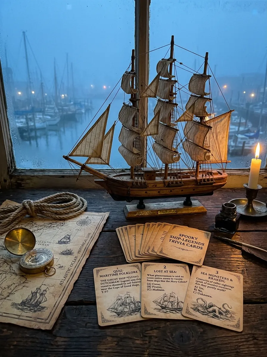 Famous Haunted Ship Legends - Halloween Quiz Questions and Answers