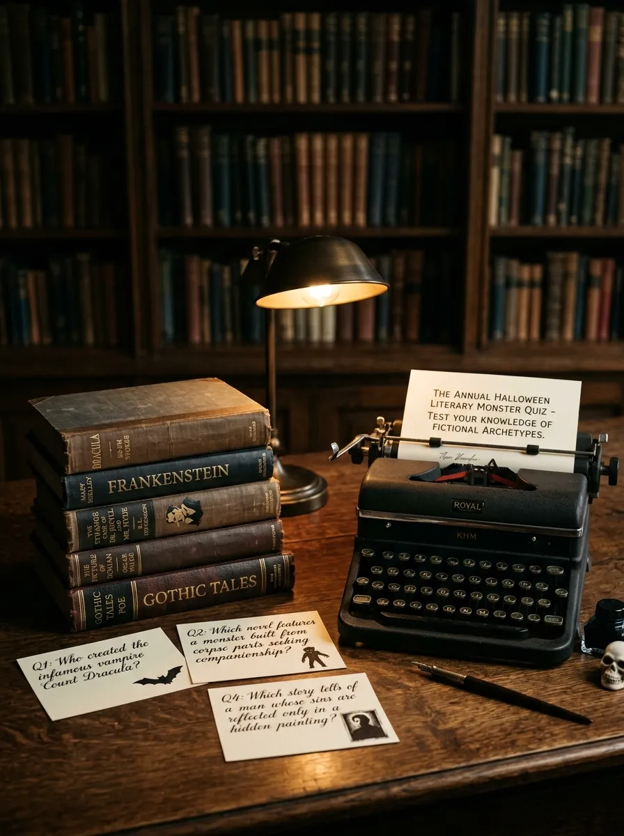 Famous Literary Monsters Round - Halloween Quiz Questions and Answers