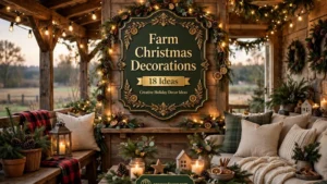 Farm Christmas Decorations: 18 Creative Holiday Decor Ideas
