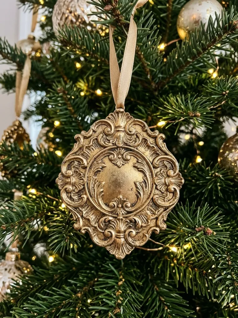 Gilded Baroque Filigree Medallions