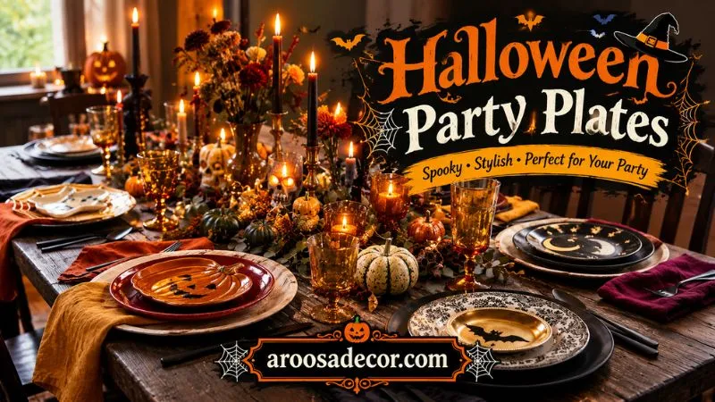 Halloween Party Plates