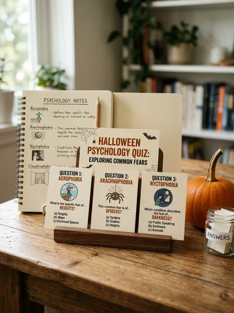 Halloween Phobias and Fears - Halloween Quiz Questions and Answers