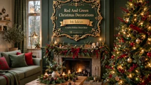Red And Green Christmas Decorations: 16 Creative Holiday Decor Ideas