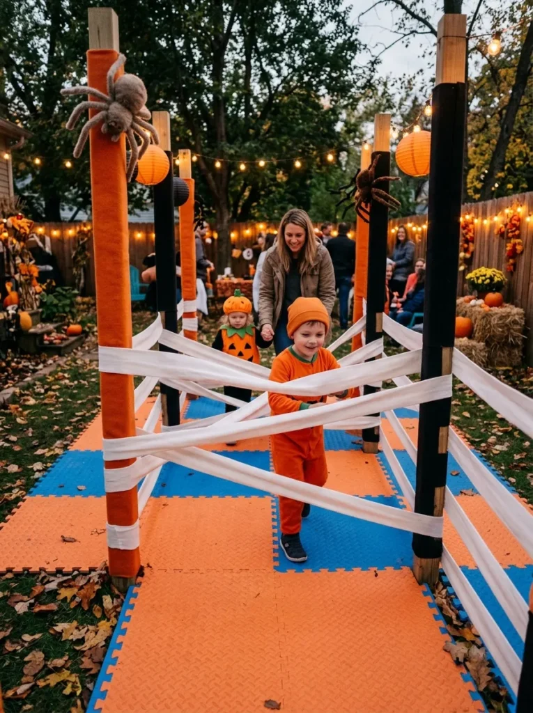 Spider Web Maze Crawl