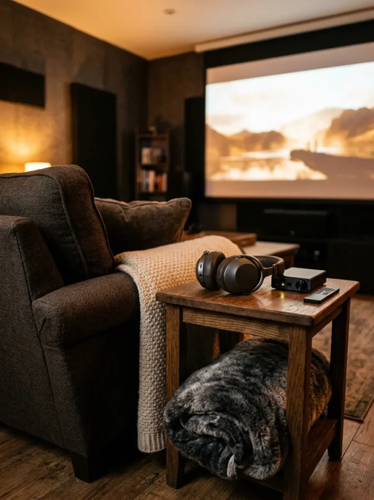 Surround Sound Wireless Headphone Audio - halloween movie night ideas