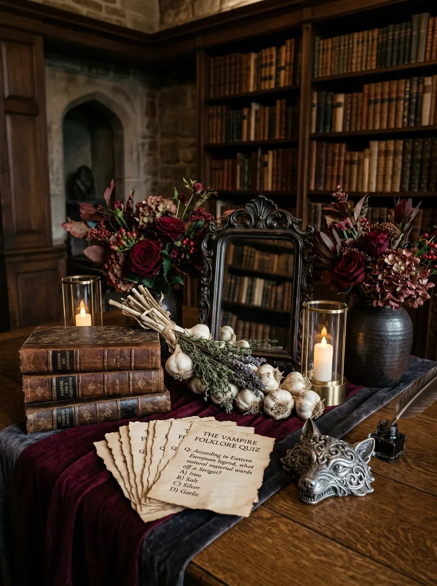 Vampire Lore and Weaknesses - Halloween Quiz Questions and Answers