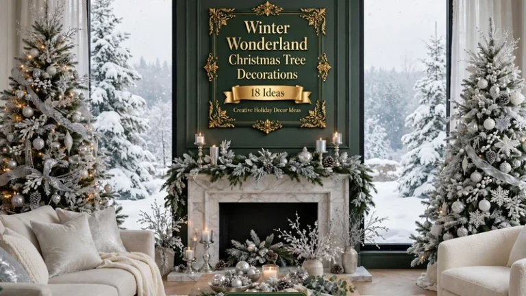 Winter Wonderland Christmas Tree Decorations: 18 Creative Holiday Decor Ideas