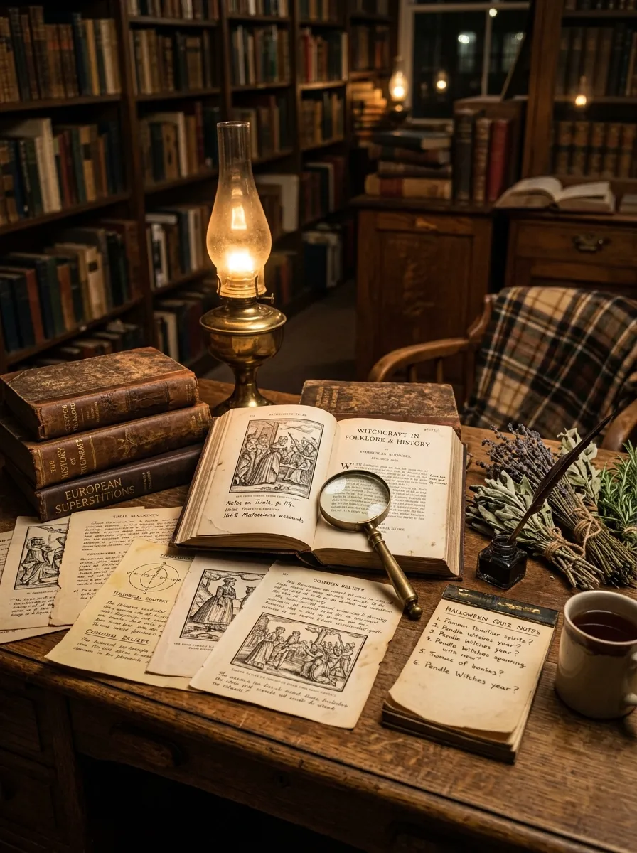 Witch Folklore and Myth - Halloween Quiz Questions and Answers