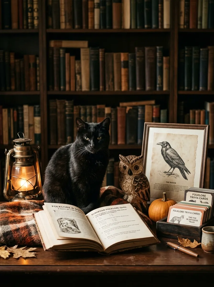 Witches' Familiar Animals Round - Halloween Quiz Questions and Answers