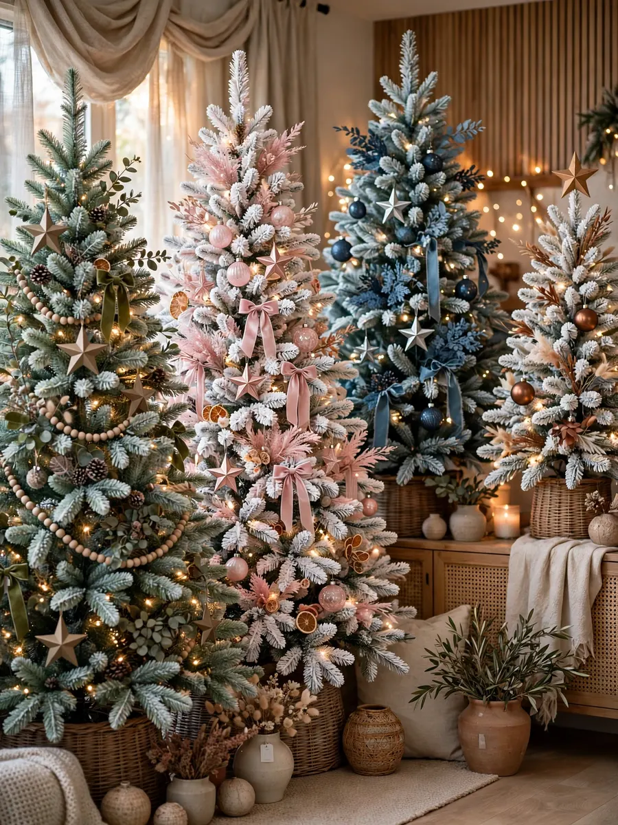 Flocked Needle Star Concepts idea for Color Christmas Trees